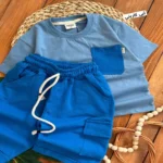 تیشرت شلوارک زنبوری کد 3025 - Image 3