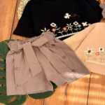 کراپ شلوارک باغ گل کد 3059 - Image 3