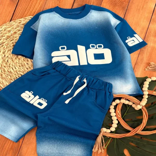 تیشرت شلوارک اَلو کد 3066